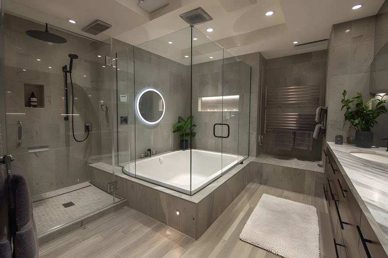 Elegant Corner Bathtub